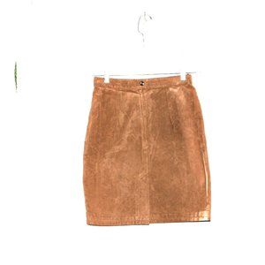 Global Identity Leather Skirt